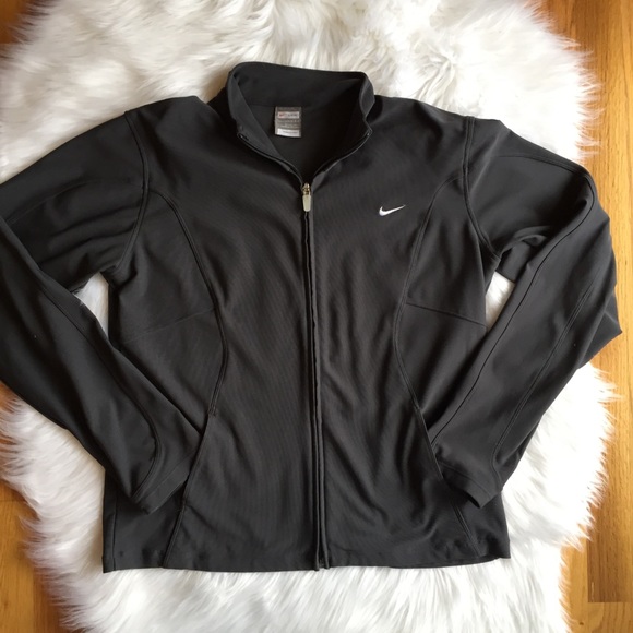 Nike Jackets & Blazers - Women’s Nike Black Jacket Size Large